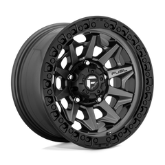 17X8.5 MATTE GUN METAL BLACK BEAD RING 14MM Fuel 1PC Wheel