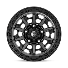 17X8.5 MATTE GUN METAL BLACK BEAD RING 14MM Fuel 1PC Wheel