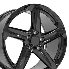 19x10 Replica Wheel CV02C fits Chevrolet C7 Corvette - Gloss Black