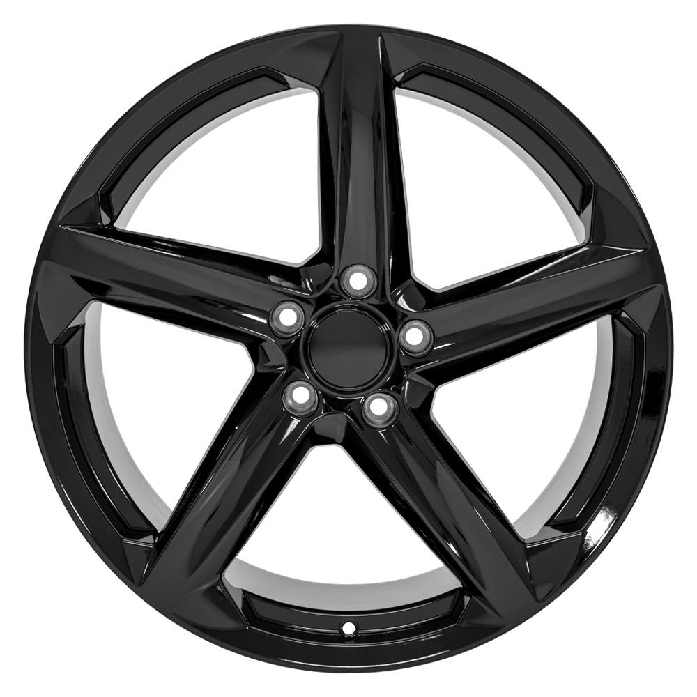 20x11 Replica Wheel CV02D fits Chevrolet C8 Corvette - Gloss Black