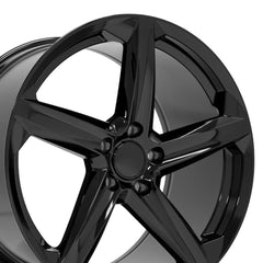 20x11 Replica Wheel CV02D fits Chevrolet C8 Corvette - Gloss Black