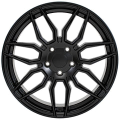 19x8.5 Replica Wheel CV03D fits Chevrolet C8 Corvette - Satin Black