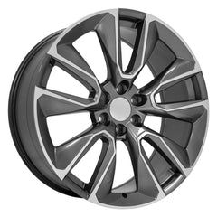 24x10 Replica Wheel CV32 fits Chevrolet Silverado 1500 - Gunmetal