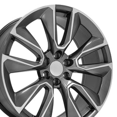 24x10 Replica Wheel CV32 fits Chevrolet Silverado 1500 - Gunmetal