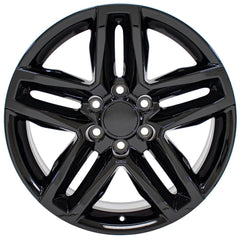 20x9 Replica Wheel CV34B fits Chevrolet Silverado 1500 - Gloss Black