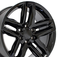 20x9 Replica Wheel CV34B fits Chevrolet Silverado 1500 - Gloss Black