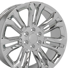 22x9 Replica Wheel CV43 fits Chevrolet Silverado - Chrome