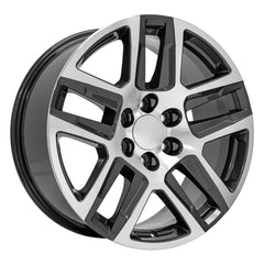 20x9 Replica Wheel CV63 fits Chevrolet Silverado 1500 - Gunmetal Machined