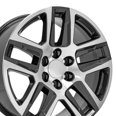 20x9 Replica Wheel CV63 fits Chevrolet Silverado 1500 - Gunmetal Machined
