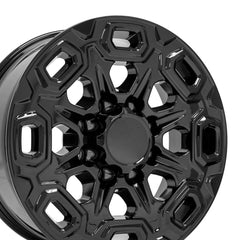 20x8.5 Replica Wheel CV64B fits Chevrolet Silverado 2500/3500 - Gloss Black