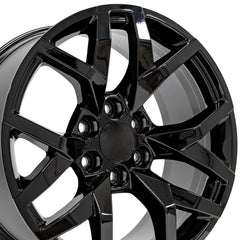 20x9 Replica Wheel CV66 fits Chevrolet Suburban 1500 - Gloss Black