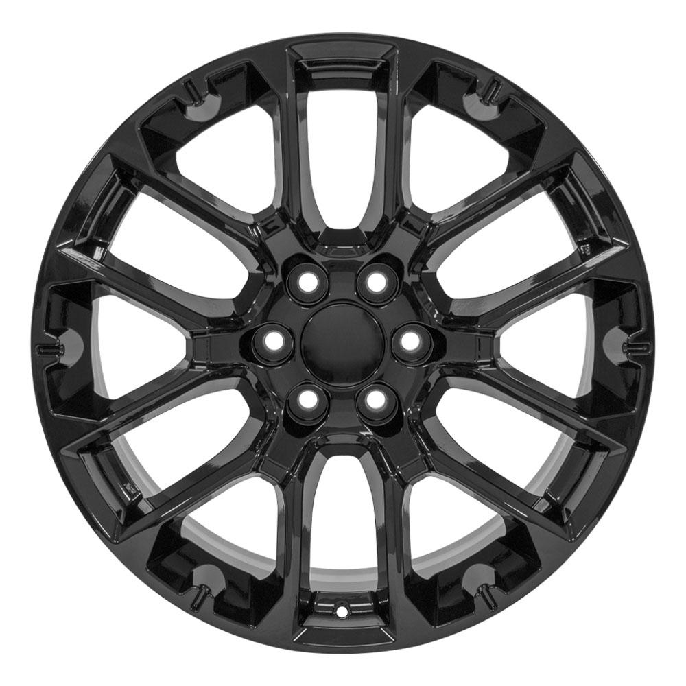 22x9 Replica Wheel CV67 fits Chevrolet Suburban 1500 - Gloss Black