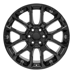 22x9 Replica Wheel CV67 fits Chevrolet Suburban 1500 - Gloss Black