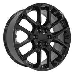 22x9 Replica Wheel CV67 fits Chevrolet Suburban 1500 - Gloss Black