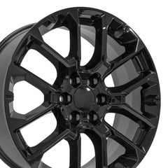 22x9 Replica Wheel CV67 fits Chevrolet Suburban 1500 - Gloss Black