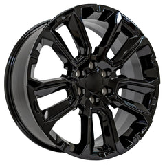 22x9 Replica Wheel CV68 fits Chevrolet Suburban 1500 - Gloss Black