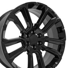 24x10 Replica Wheel CV68 fits Chevrolet Suburban 1500 - Gloss Black