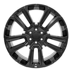 24x10 Replica Wheel CV68 fits Chevrolet Suburban 1500 - Satin Black