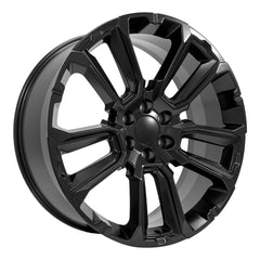 24x10 Replica Wheel CV68 fits Chevrolet Suburban 1500 - Satin Black