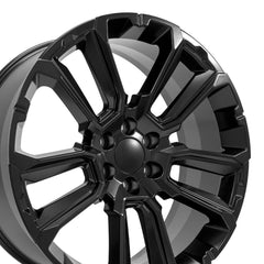 24x10 Replica Wheel CV68 fits Chevrolet Suburban 1500 - Satin Black