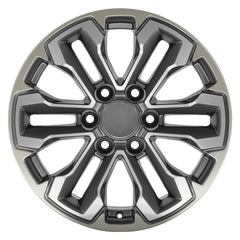 18x8.5 Replica Wheel CV69 fits Chevrolet Silverado - Gunmetal