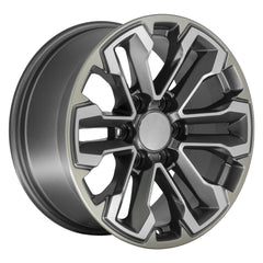 18x8.5 Replica Wheel CV69 fits Chevrolet Silverado - Gunmetal