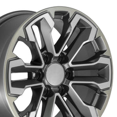 18x8.5 Replica Wheel CV69 fits Chevrolet Silverado - Gunmetal