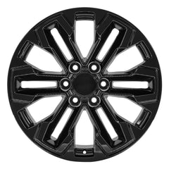 20x9 Replica Wheel CV69 fits Chevrolet Silverado - Gloss Black