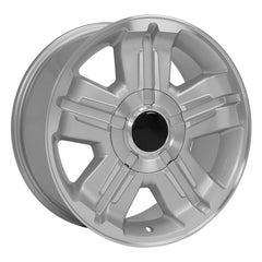 18x8 Replica Wheel CV88 fits Chevrolet - Silver Machined