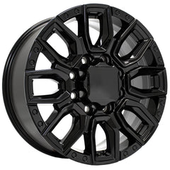 20x8.5 Replica Wheel CV97B fits GMC Sierra 2500/3500 - Gloss Black