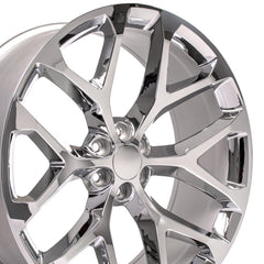 26x10 Replica Wheel CV98B fits Chevy Silverado - Chrome 