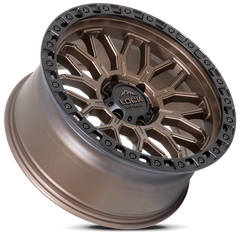 Lock Offroad Combat 17x9 6x139.7 -12et 106.2 Matte Bronze w/ Matte Black Ring Wheel