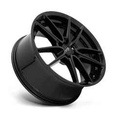 18X8 GLOSS BLACK 40MM Niche 1PC Wheel