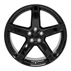 20x9.5 Replica Wheel DG22 fits Dodge Challenger - Gloss Black