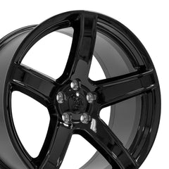 20x9.5 Replica Wheel DG22 fits Dodge Challenger - Gloss Black