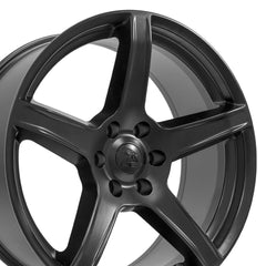 22x9.5 Replica Wheel DG22 fits Ram 1500 - Satin Black