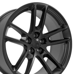 20x9 Replica Wheel DG23 fits Dodge Challenger - Satin Black