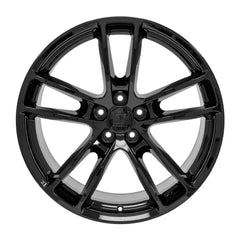 20x10 Replica Wheel DG23 fits Dodge Challenger - Gloss Black