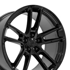 20x10 Replica Wheel DG23 fits Dodge Challenger - Gloss Black