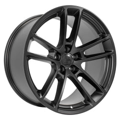 20x10 Replica Wheel DG23 fits Dodge Challenger - Satin Black
