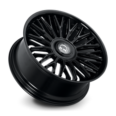 Dolce Luxury Lusso 22x9.5 6x139.7 +18et 66.6 Gloss Black Wheel