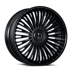 Dolce Luxury Razzo 22x9.5 6x139.7 +35et 66.6 Gloss Black Wheel