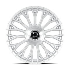 Dolce Luxury Roma 22x9.5 6x135/6x139.7 +18et 106.2 Glossy Silver Brush Face Wheel