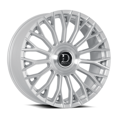 Dolce Luxury Roma 24x10 6x139.7 +35et 66.6 Glossy Silver Brush Face Wheel