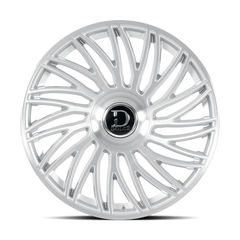 Dolce Luxury Sesto 22x9.5 6x139.7 +18et 66.6 Glossy Silver Brush Face Wheel