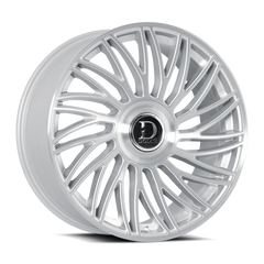 Dolce Luxury Sesto 22x9.5 6x139.7 +35et 66.6 Glossy Silver Brush Face Wheel