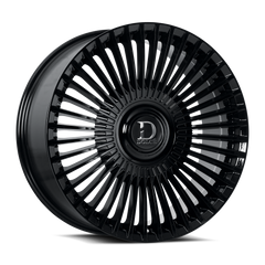 Dolce Luxury Trento 22x9.5 6x139.7 +35et 66.6 Gloss Black Wheel