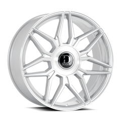 Dolce Luxury Verona 22x9.5 6x139.7 +18et 66.6 Glossy Silver Brush Face Wheel
