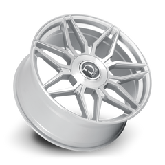 Dolce Luxury Verona 22x9.5 6x139.7 +35et 66.6 Glossy Silver Brush Face Wheel