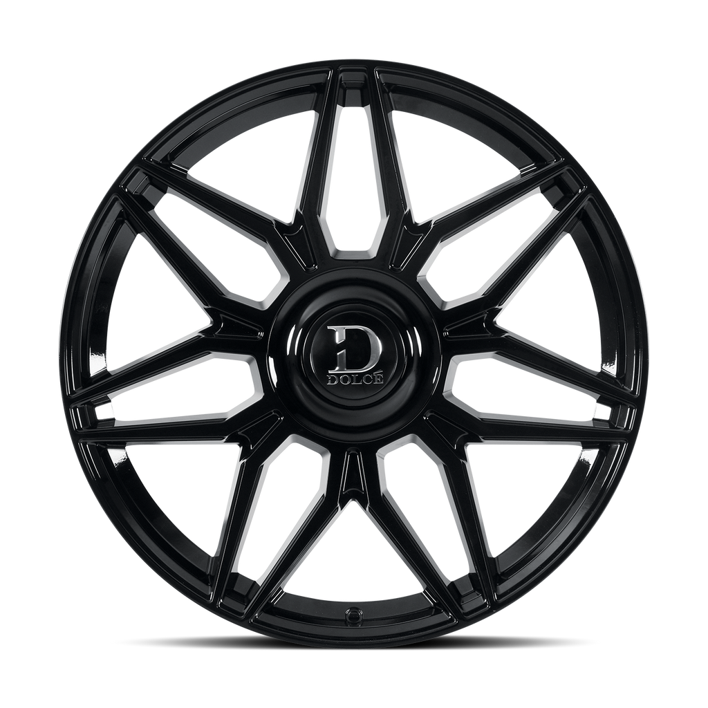 Dolce Luxury Verona 24x10 6x139.7 +35et 66.6 Gloss Black Wheel